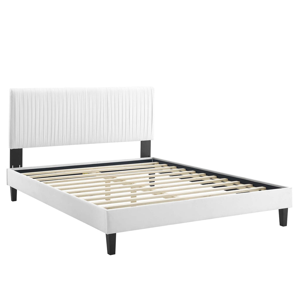Peyton Performance Velvet Full Platform Bed by Modway