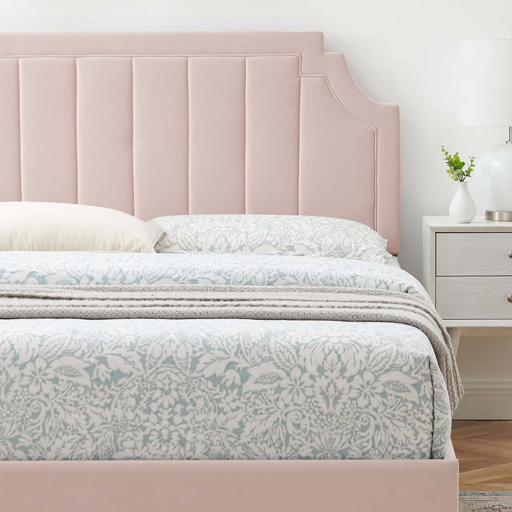 Sienna Performance Velvet Twin Platform Bed by Modway