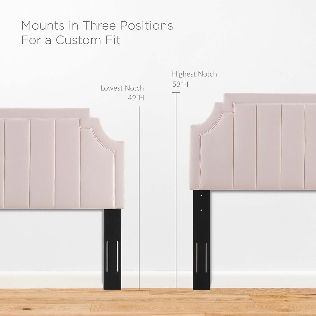 Sienna Performance Velvet Twin Platform Bed by Modway