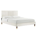 Sofia Channel Tufted Performance Velvet Queen Platform Bed by Modway