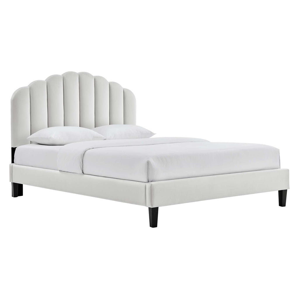 Daisy Performance Velvet Full Platform Bed by Modway