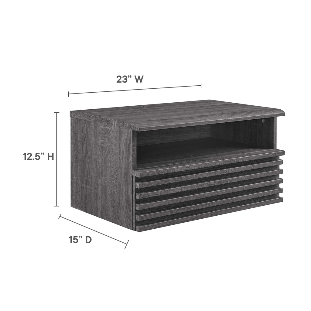 Render Wall-Mount Nightstand by Modway