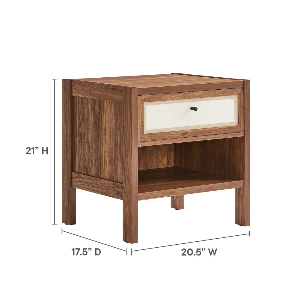 Capri Wood Grain Nightstand by Modway