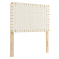 Sparta Weave Vegan Leather Twin Headboard by Modway