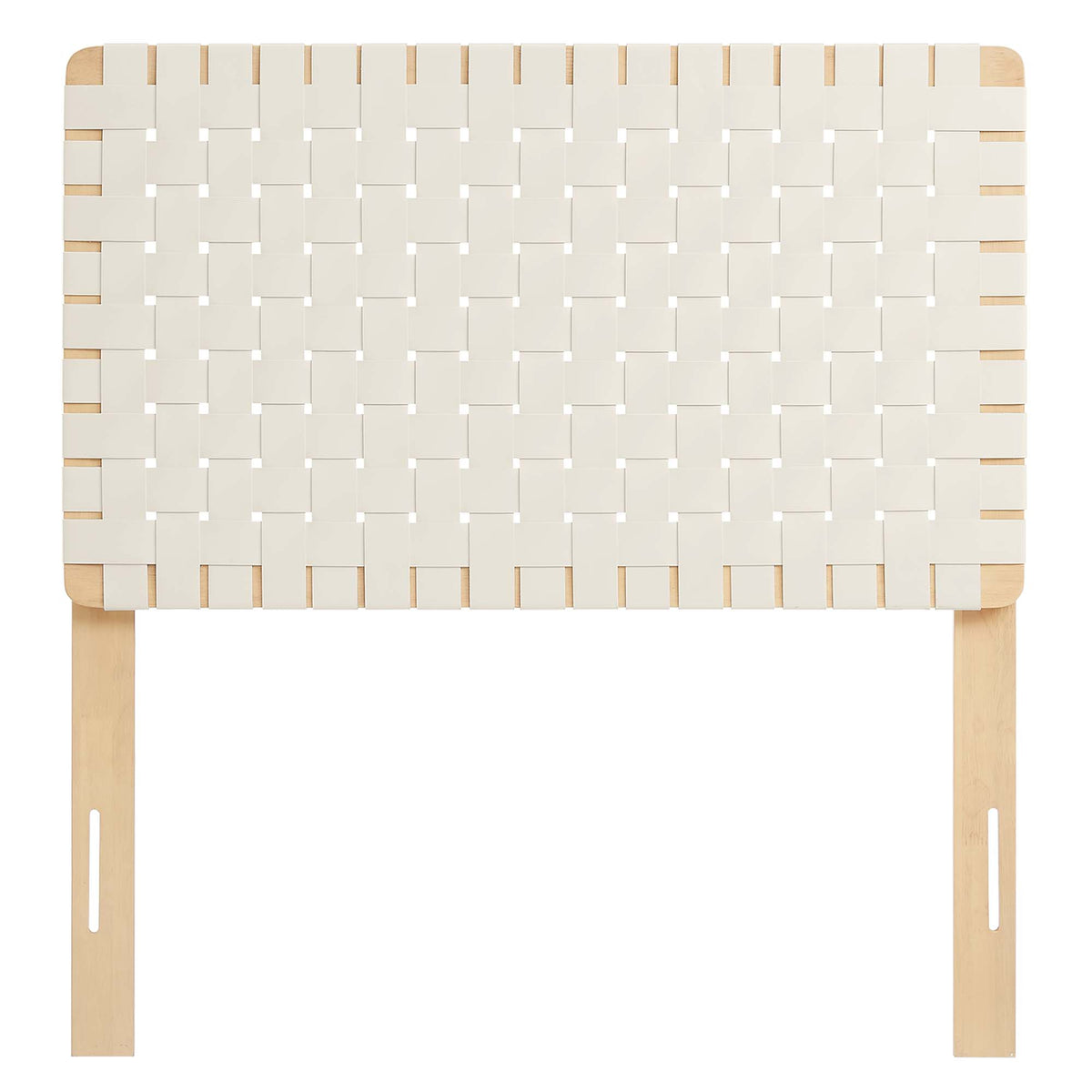 Sparta Weave Vegan Leather Twin Headboard by Modway