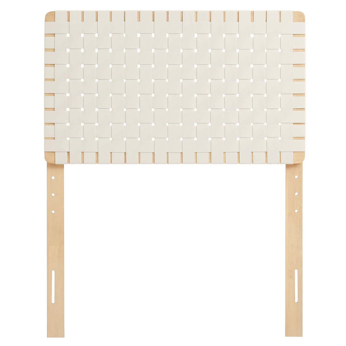 Sparta Weave Vegan Leather Twin Headboard by Modway