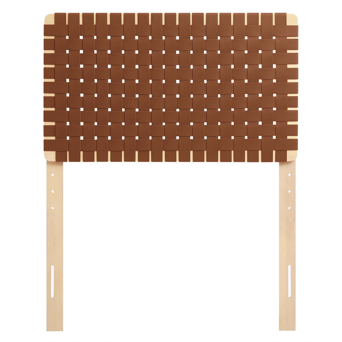 Sparta Weave Vegan Leather Twin Headboard by Modway