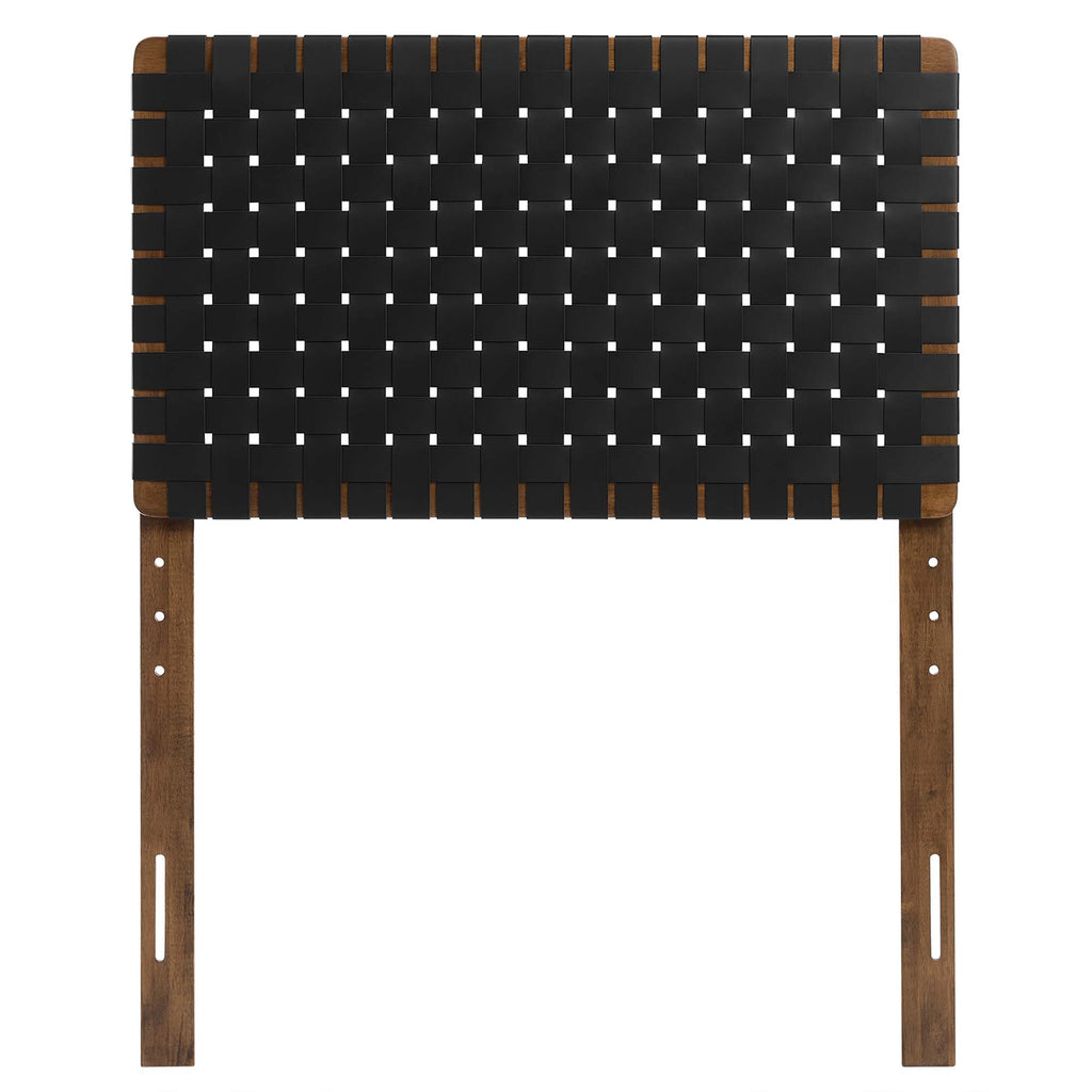 Sparta Weave Vegan Leather Twin Headboard by Modway