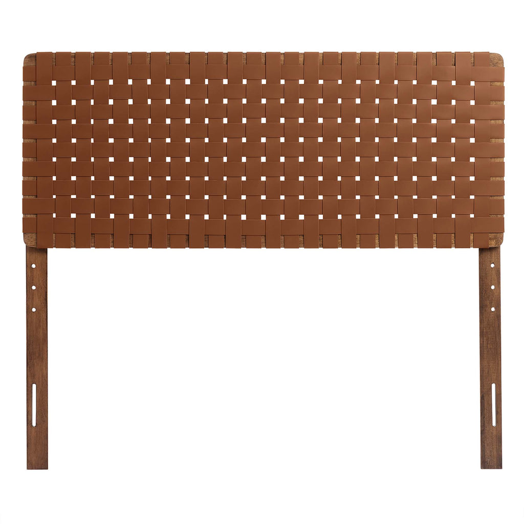 Sparta Weave Vegan Leather Full Headboard by Modway