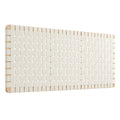 Sparta Weave Wall-Mount Vegan Leather Queen Headboard by Modway