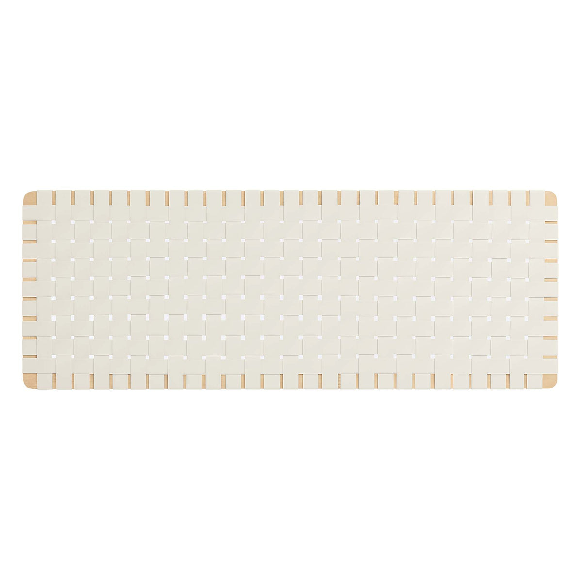 Sparta Weave Wall-Mount Vegan Leather Queen Headboard by Modway