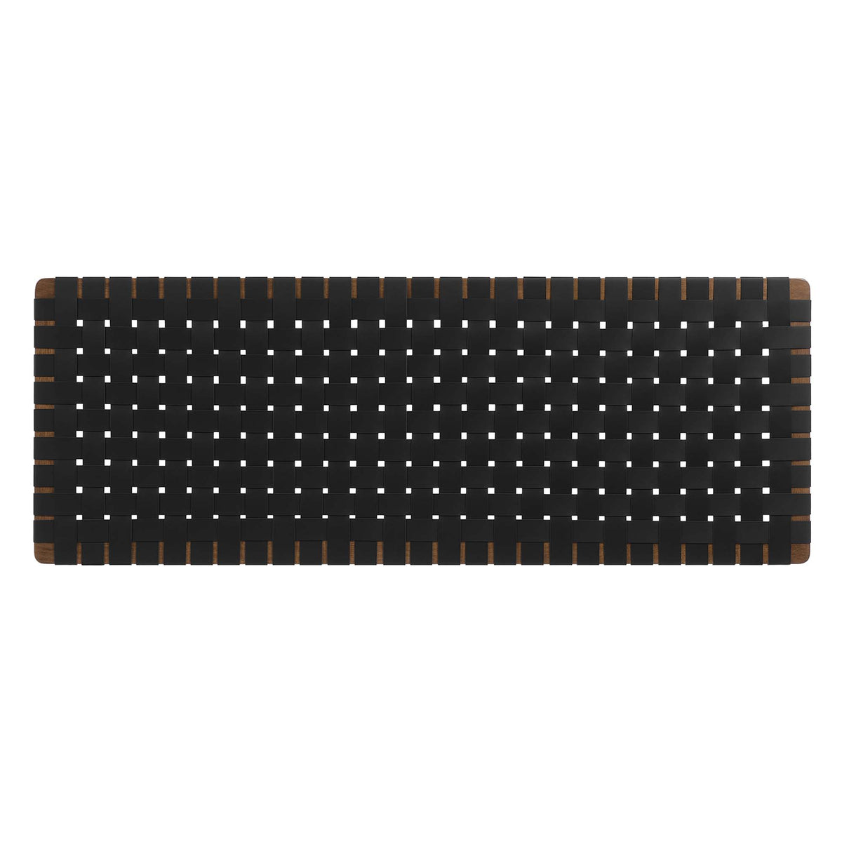 Sparta Weave Wall-Mount Vegan Leather Queen Headboard by Modway