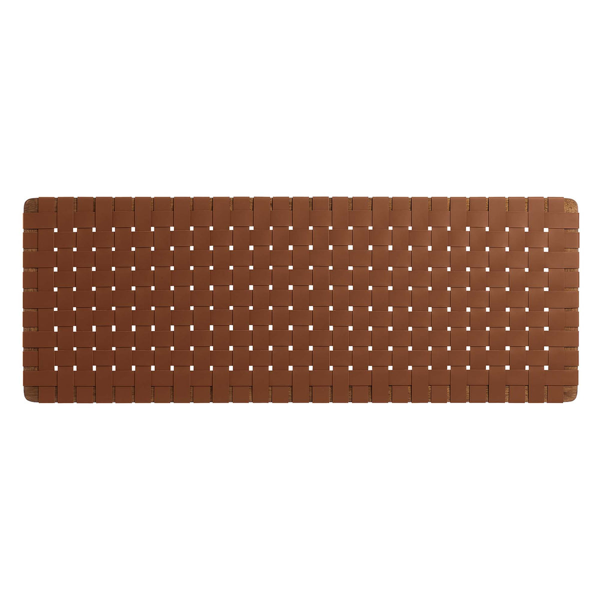 Sparta Weave Wall-Mount Vegan Leather Queen Headboard by Modway