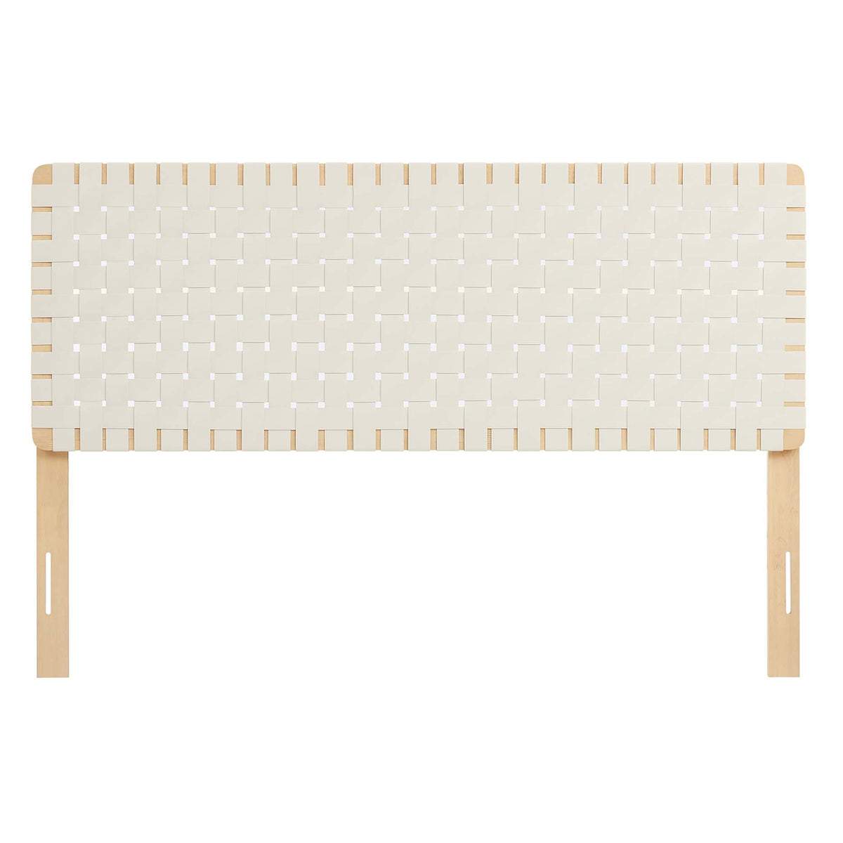 Sparta Weave Vegan Leather Queen Headboard by Modway