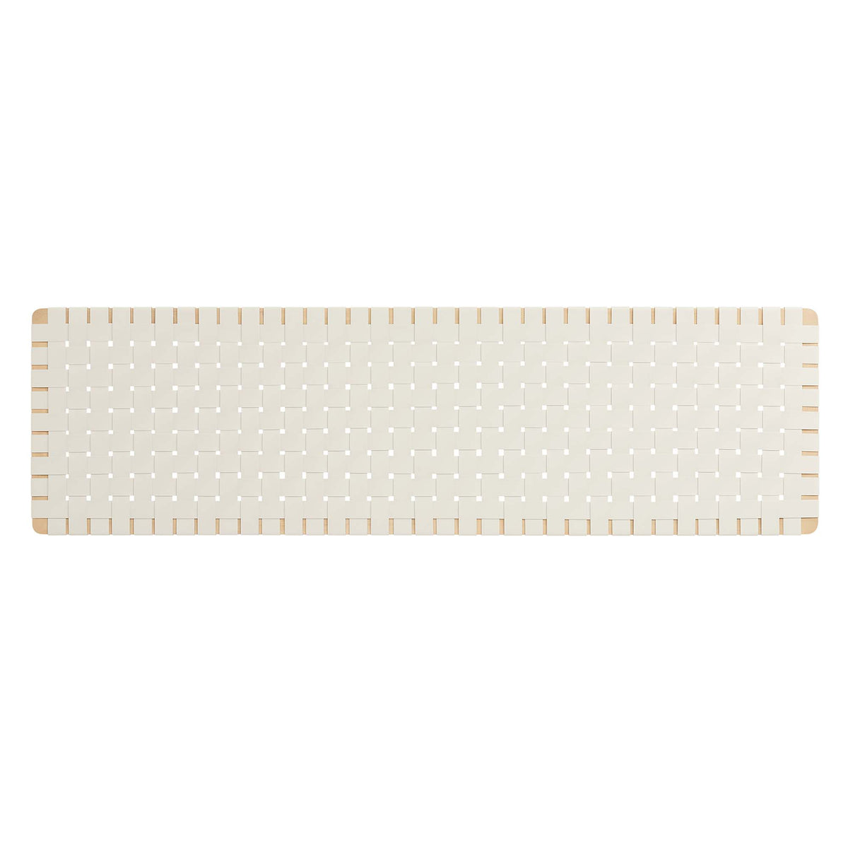 Sparta Weave Wall-Mount Vegan Leather King Headboard by Modway