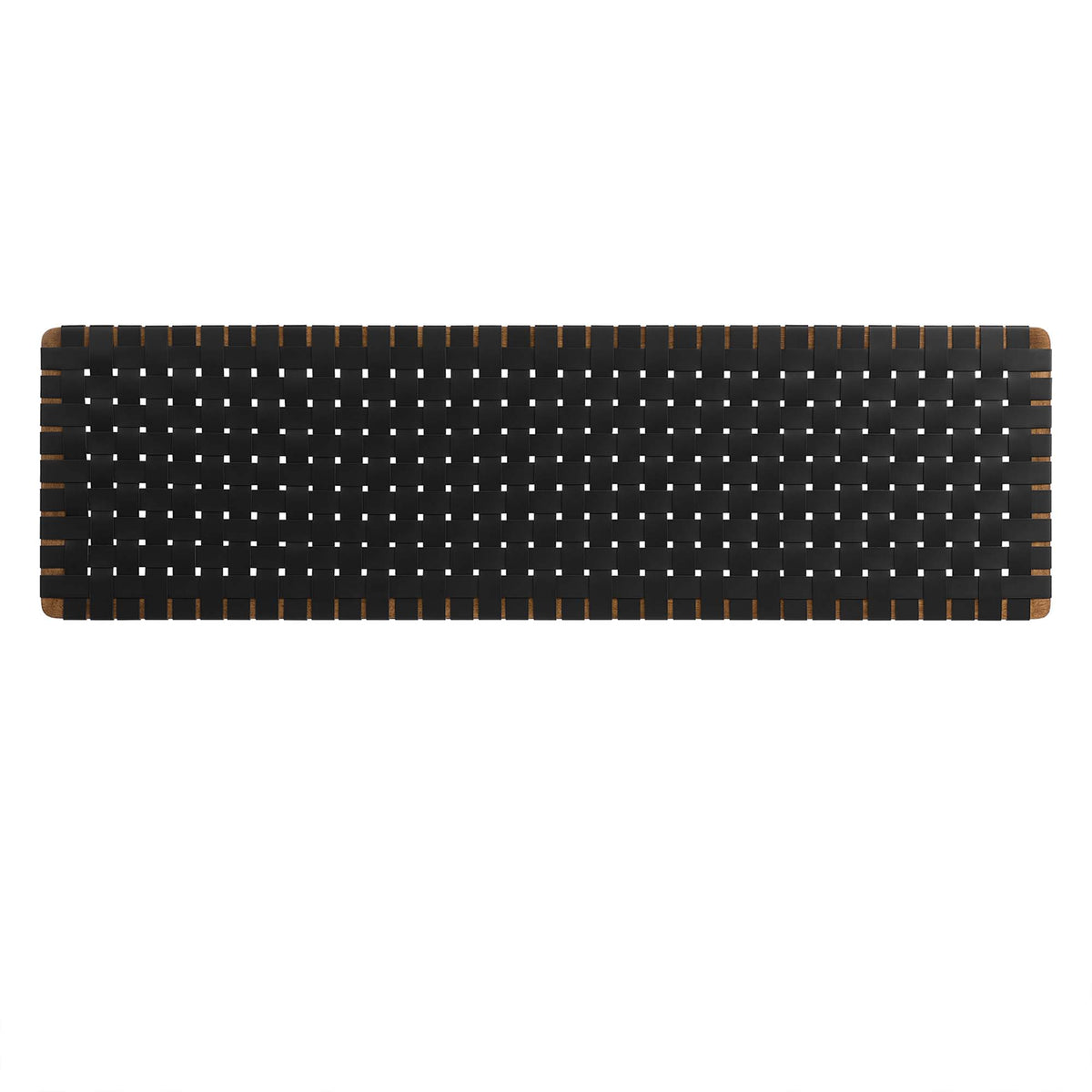 Sparta Weave Wall-Mount Vegan Leather King Headboard by Modway