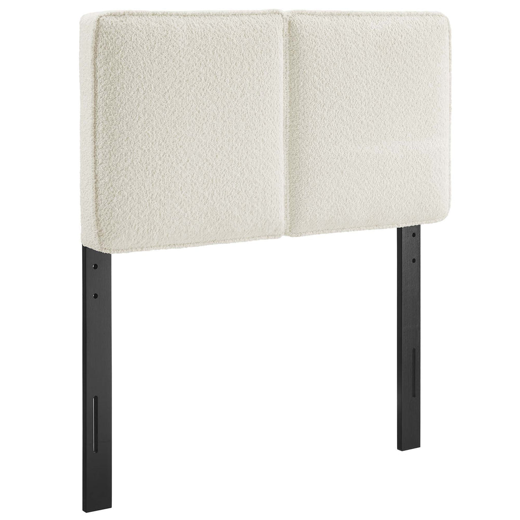 Lindee Boucle Fabric Twin Headboard by Modway