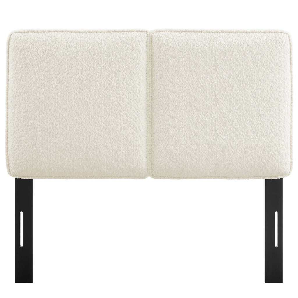 Lindee Boucle Fabric Twin Headboard by Modway