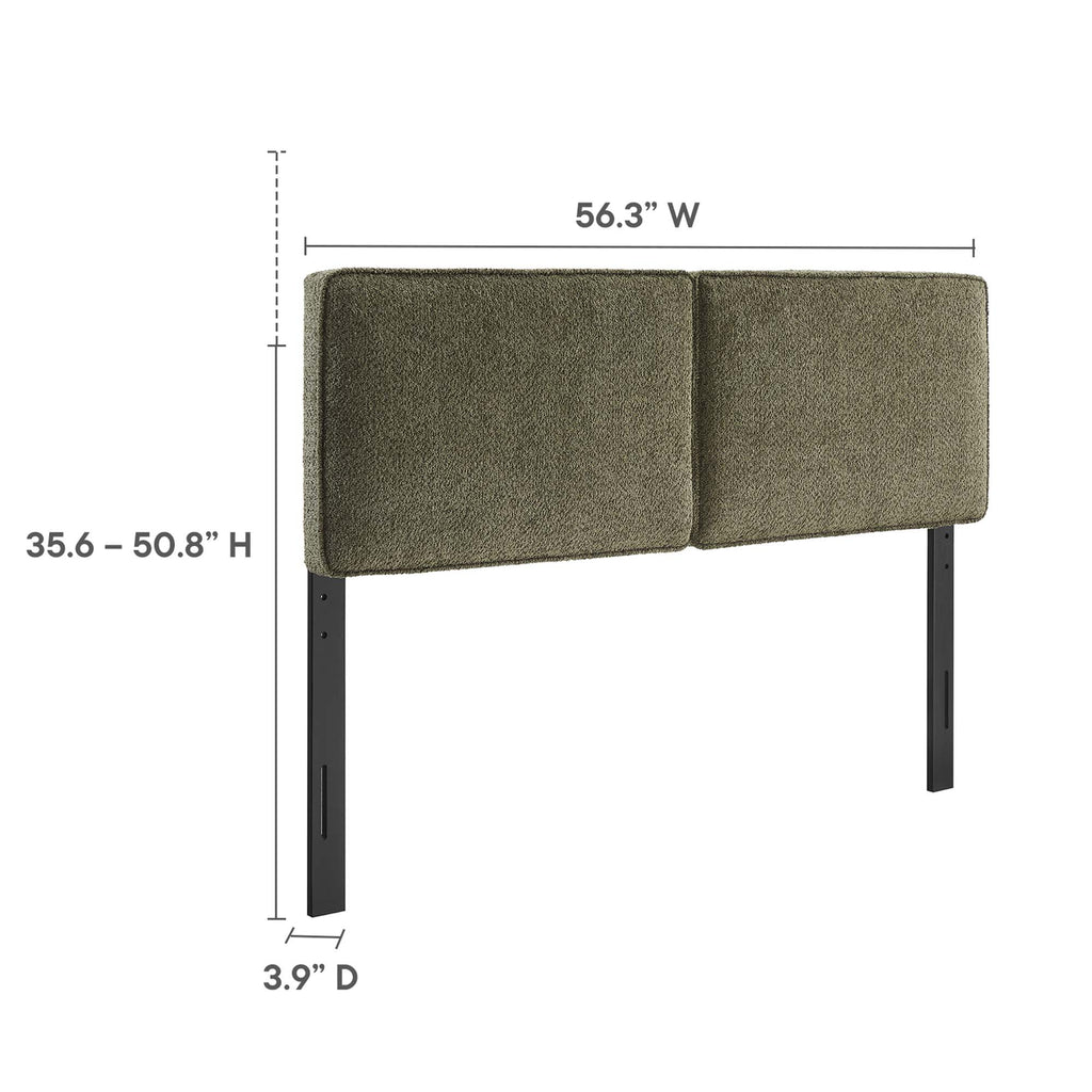 Lindee Boucle Fabric Full Headboard by Modway
