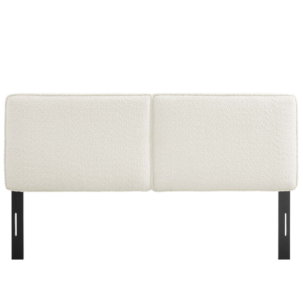 Lindee Boucle Fabric Queen Headboard by Modway