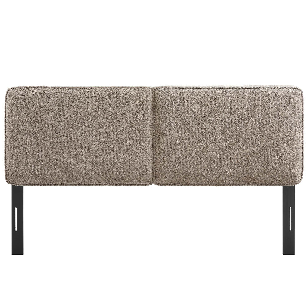 Lindee Boucle Fabric King Headboard by Modway