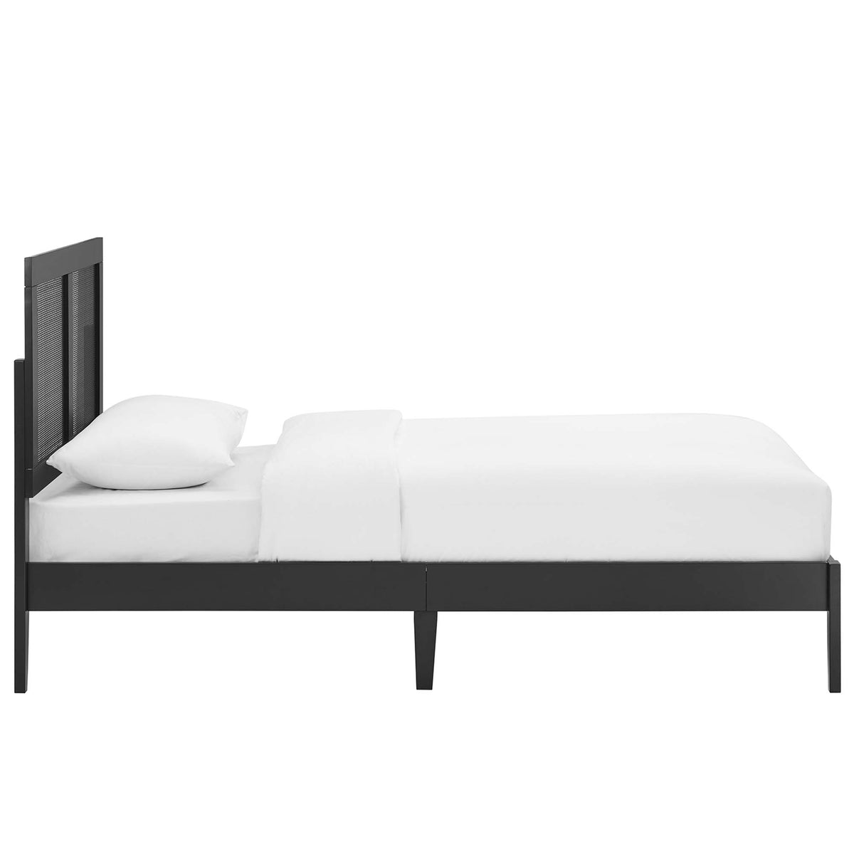 Sirocco Rattan and Wood Twin Platform Bed by Modway