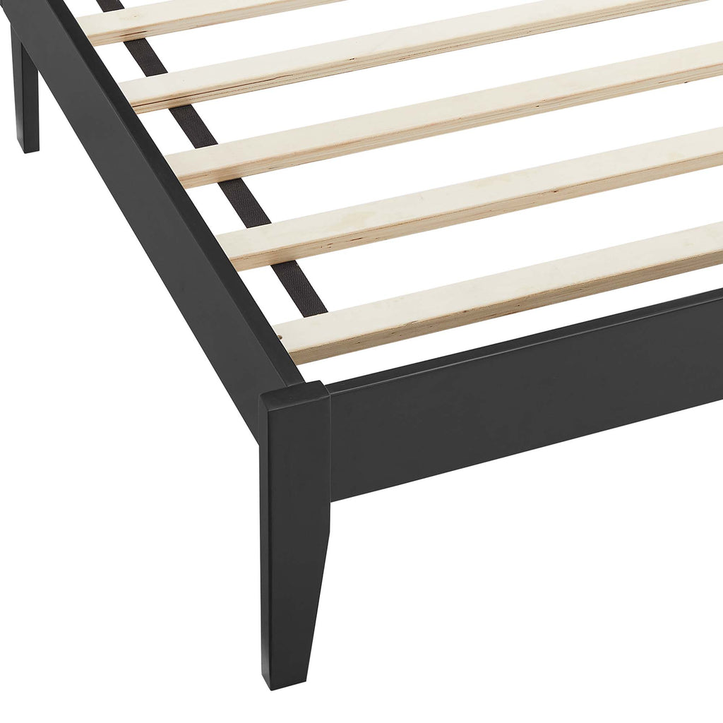 Sirocco Rattan and Wood Twin Platform Bed by Modway