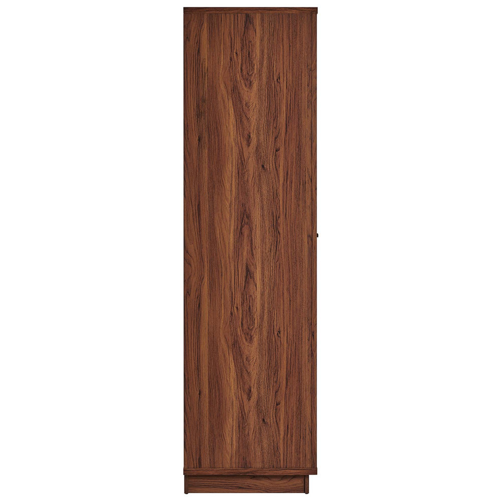 Capri 70" Tall Wood Grain Storage Cabinet by Modway