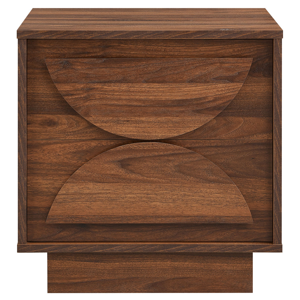 Bulwark 2-Drawer Nightstand by Modway
