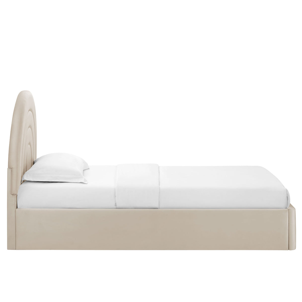 Solana Arched Performance Velvet Twin Platform Bed by Modway