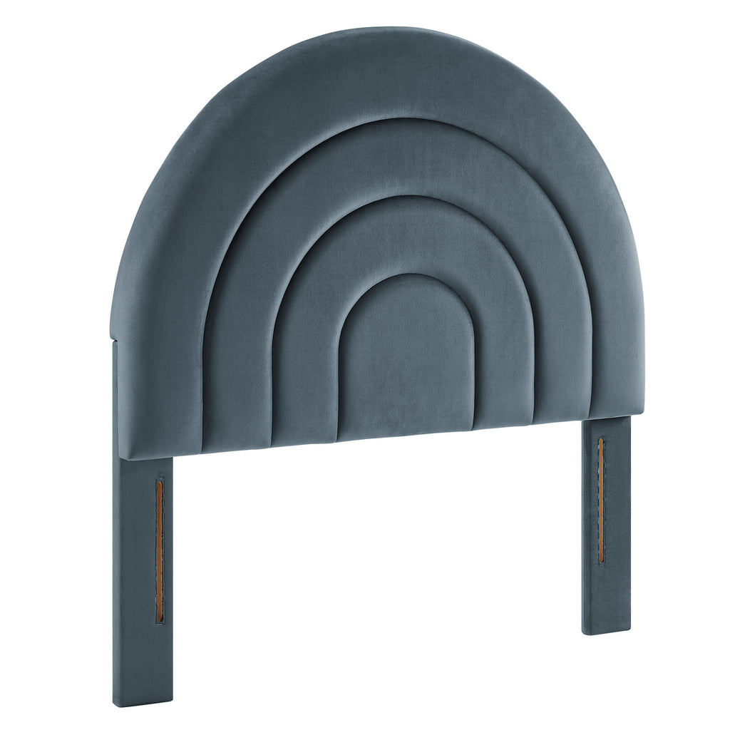 Solana Arched Performance Velvet Twin Headboard by Modway