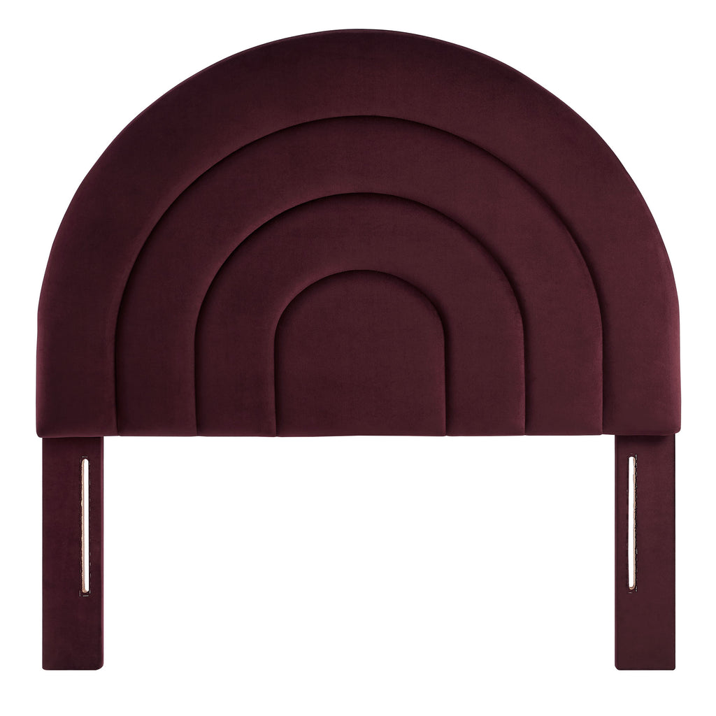 Solana Arched Performance Velvet Twin Headboard by Modway