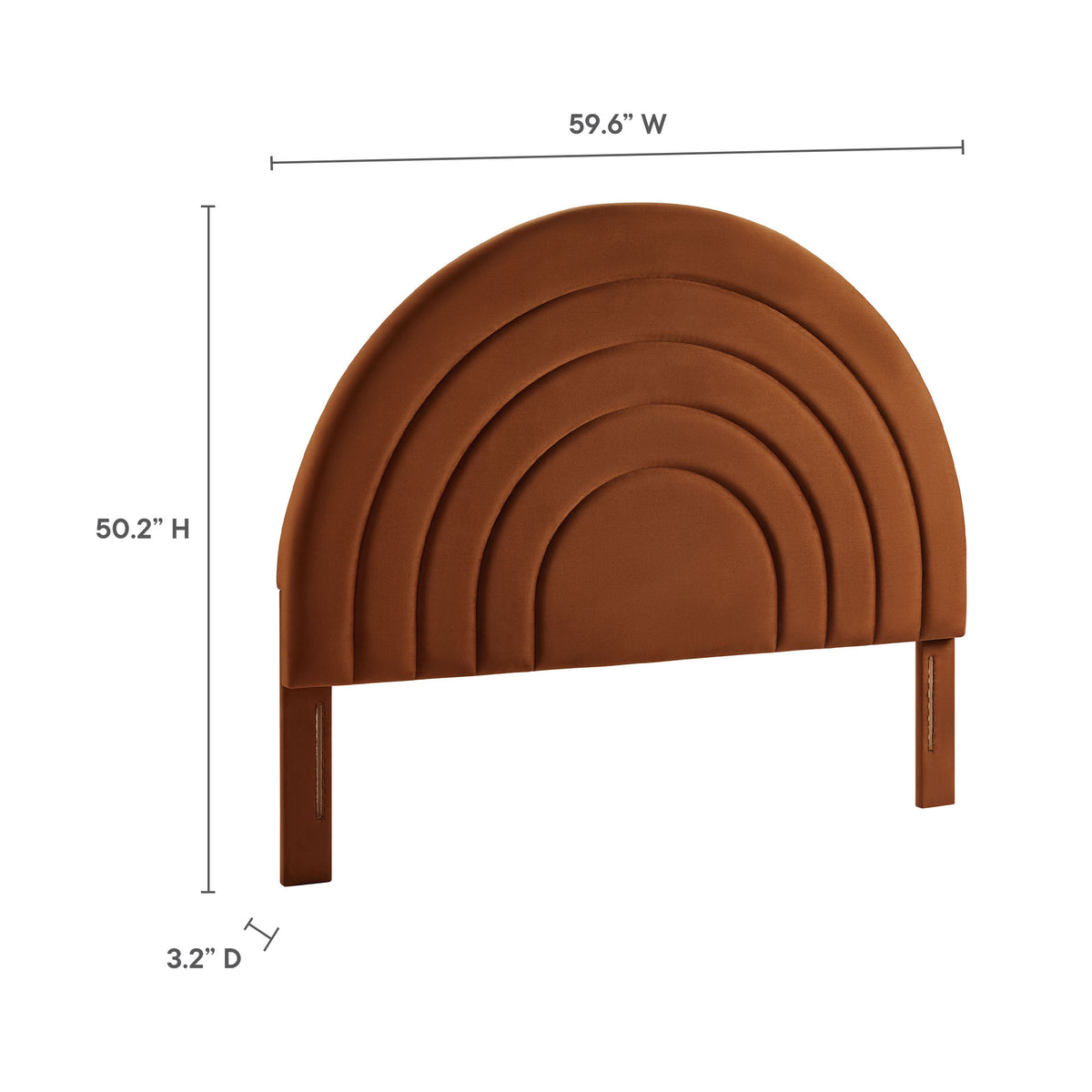 Solana Arched Performance Velvet Full Headboard by Modway