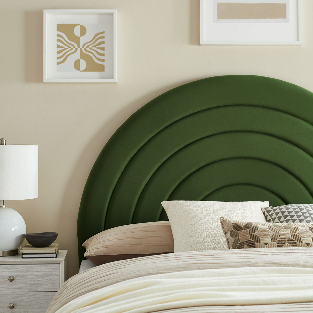 Solana Arched Performance Velvet Queen Headboard by Modway