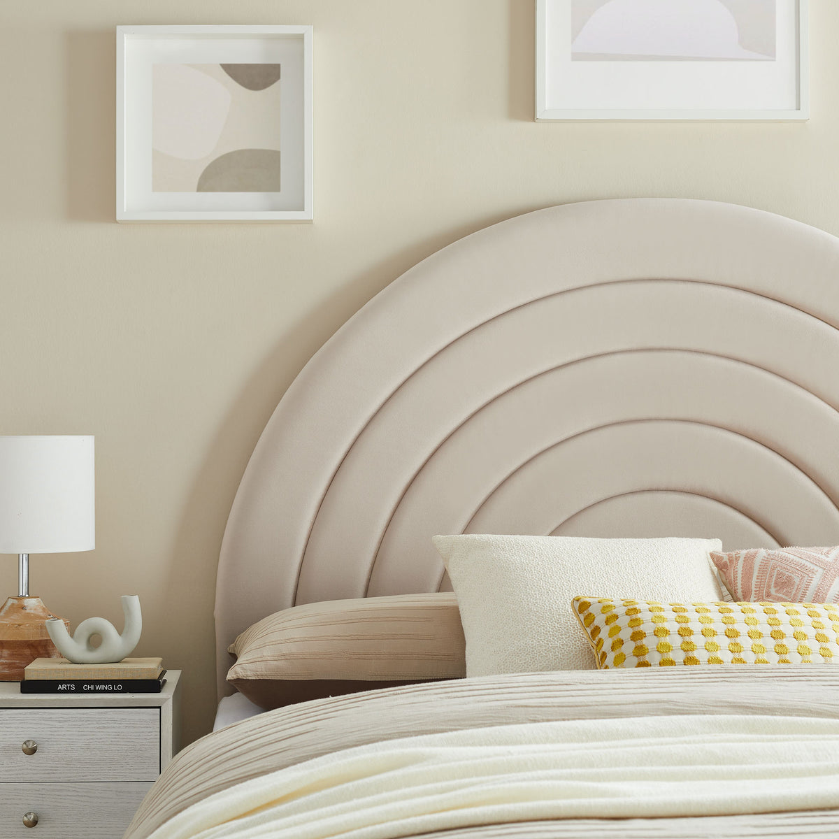 Solana Arched Performance Velvet King Headboard by Modway