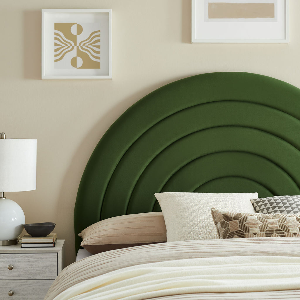 Solana Arched Performance Velvet King Headboard by Modway