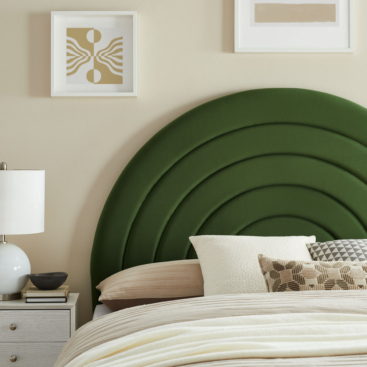 Solana Arched Performance Velvet King Headboard by Modway