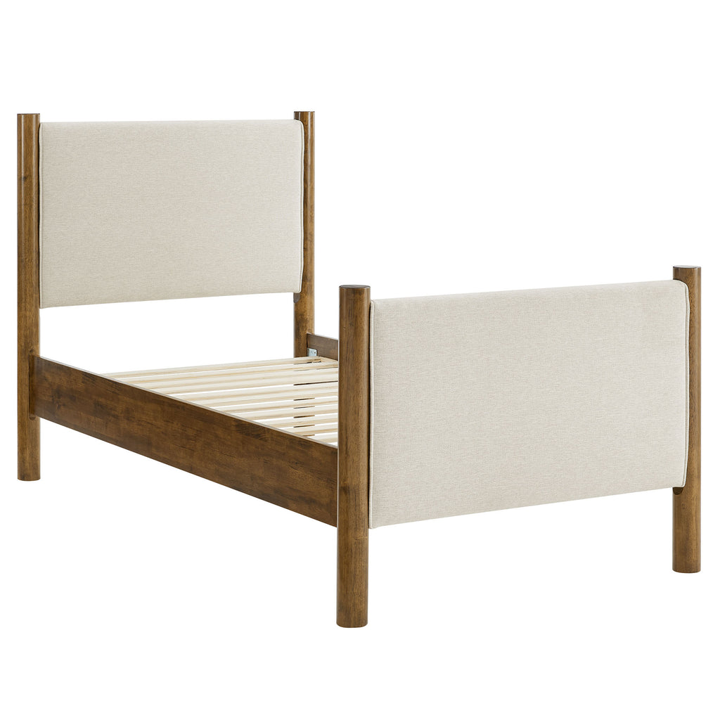 Maven Twin Size Fabric Upholstered Platform Bed by Modway