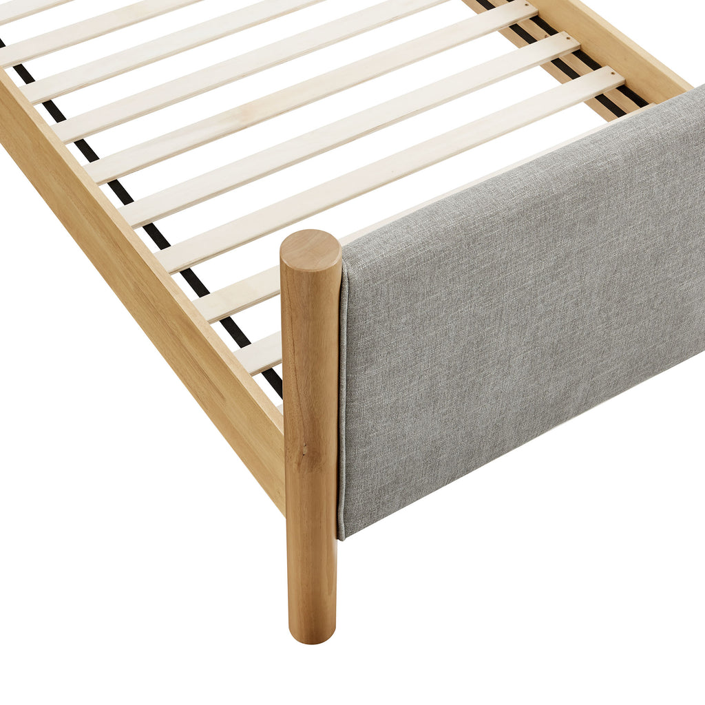 Maven Twin Size Fabric Upholstered Platform Bed by Modway