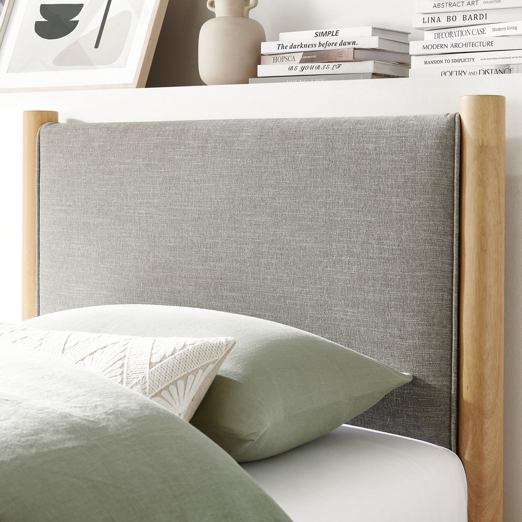 Maven Twin Size Fabric Upholstered Platform Bed by Modway