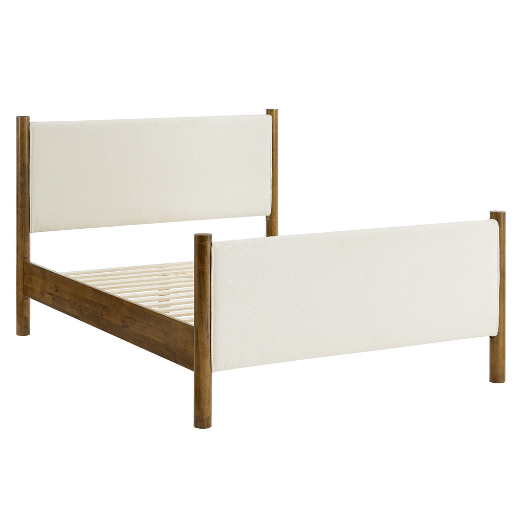 Maven Queen Size Boucle Upholstered Platform Bed by Modway