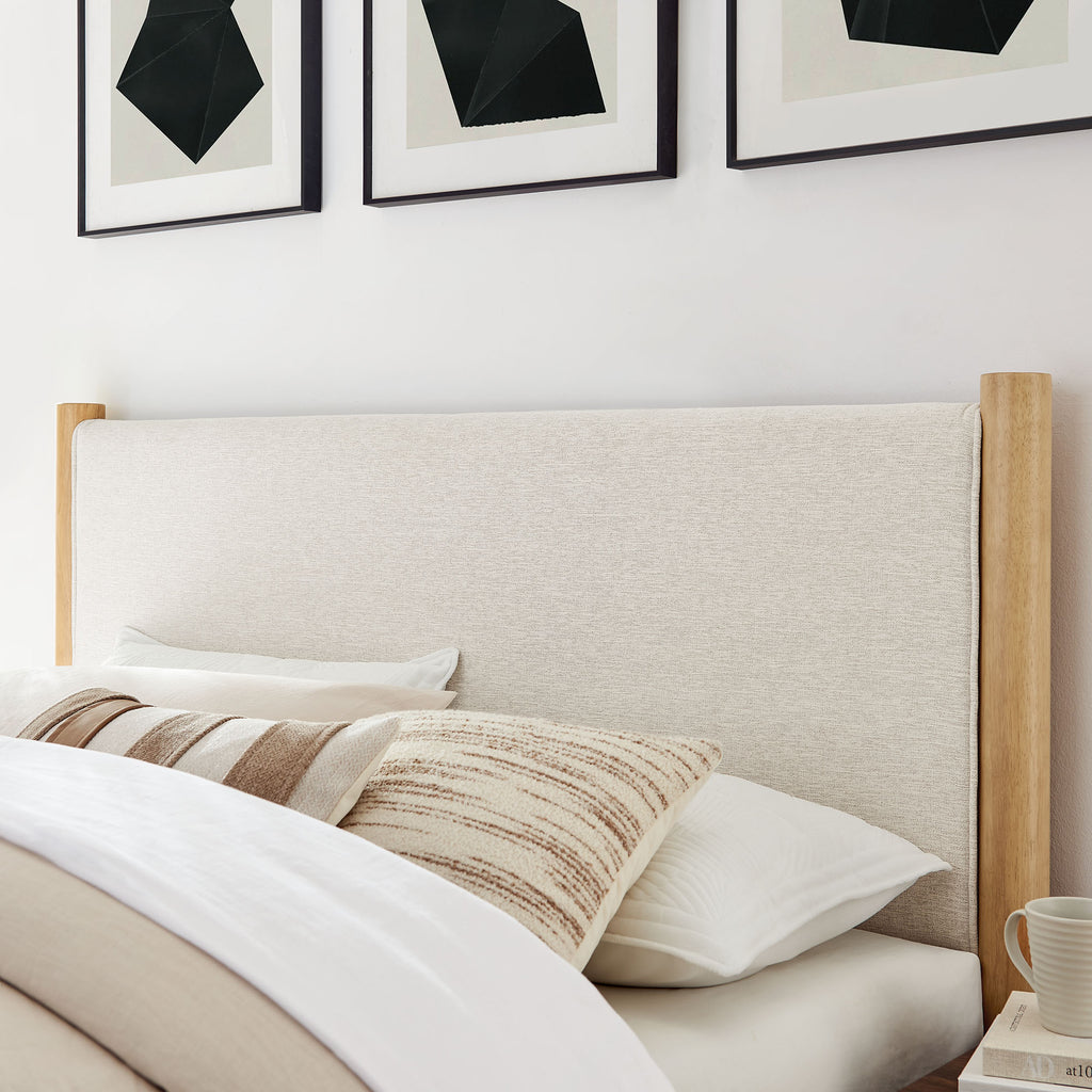 Maven King Size Fabric Upholstered Platform Bed by Modway