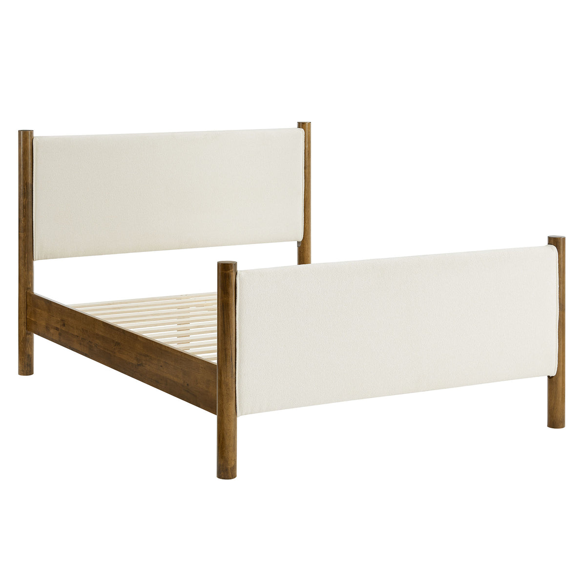 Maven King Size Boucle Upholstered Platform Bed by Modway