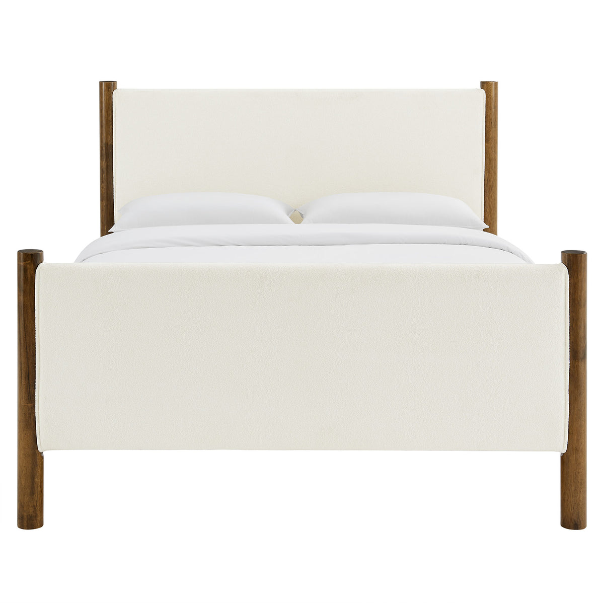 Maven King Size Boucle Upholstered Platform Bed by Modway