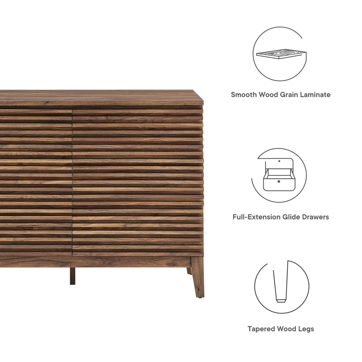 Render 6-Drawer Dresser by Modway