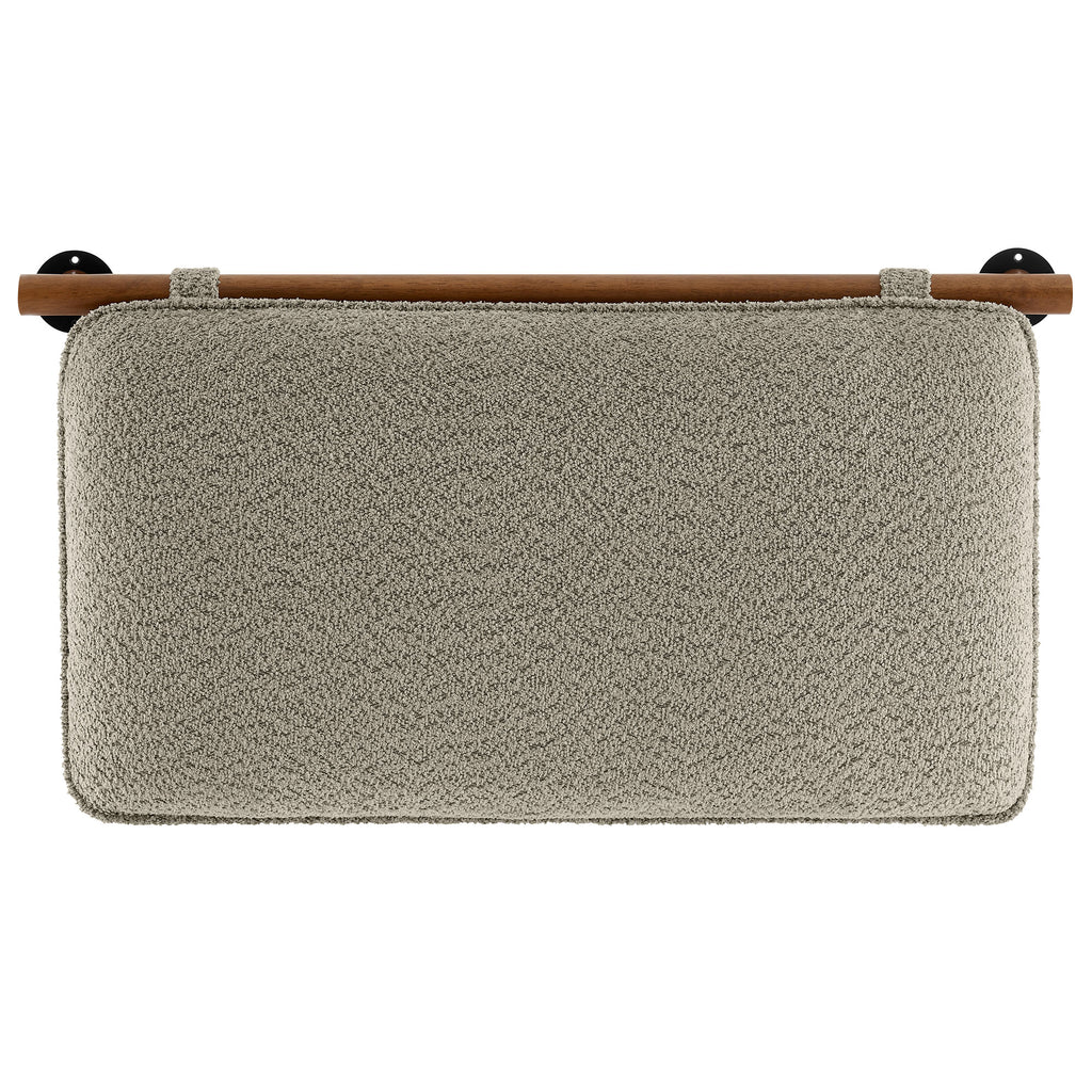 Anela Wall-Mounted Chenille Upholstered Twin Headboard by Modway