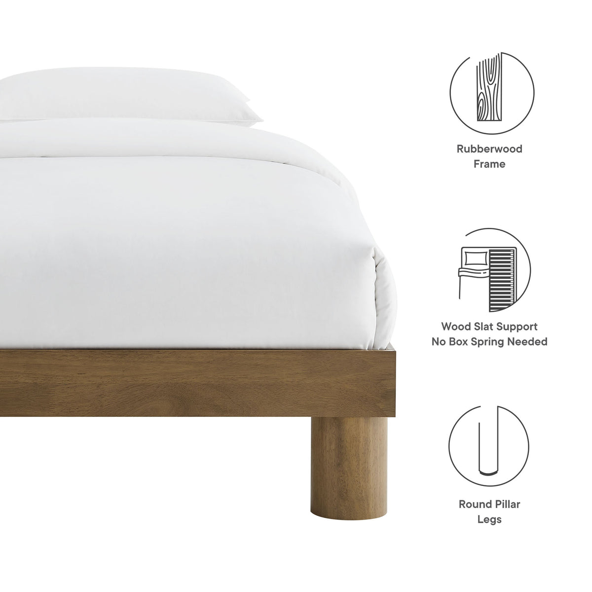 Runa Wood Twin Platform Bed by Modway