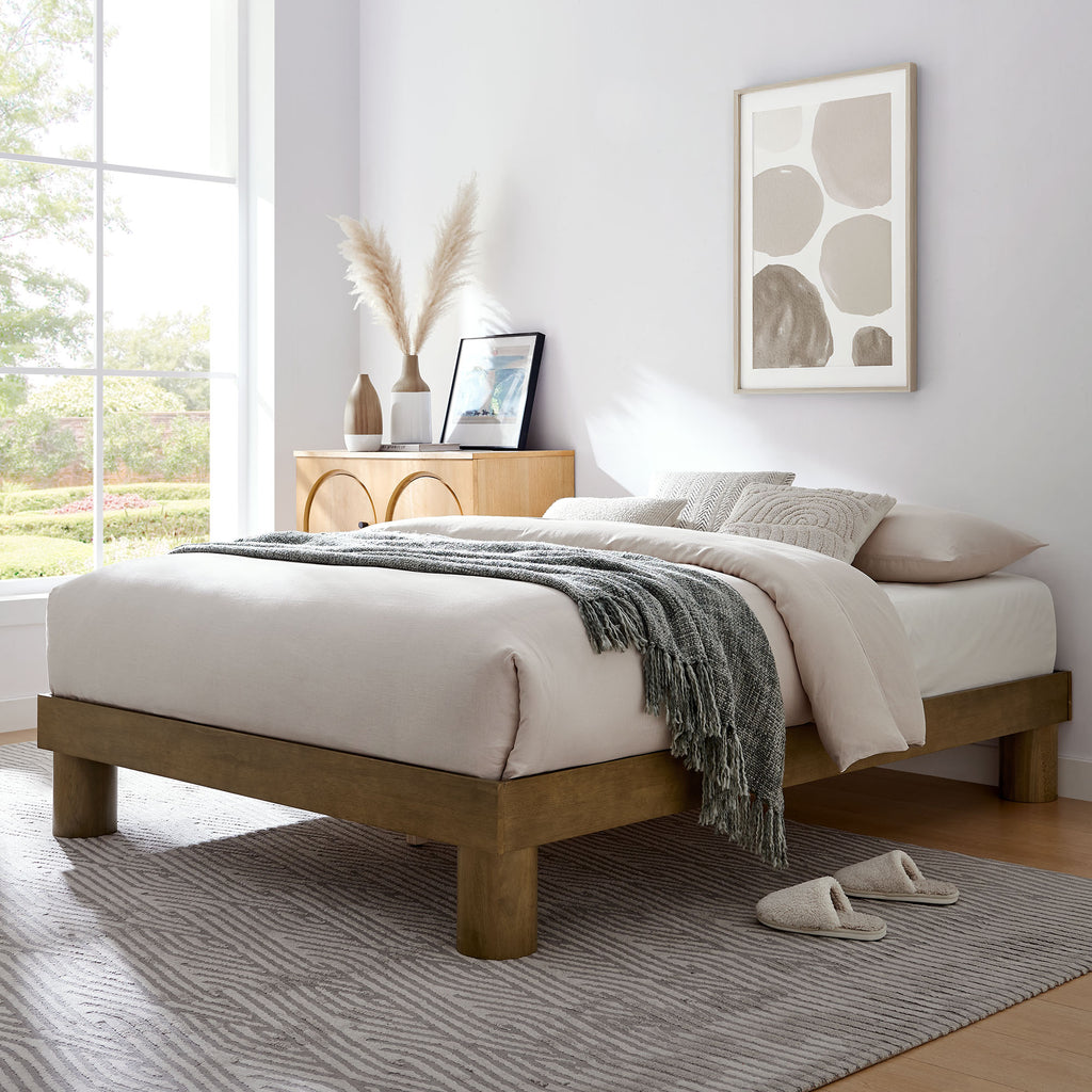 Runa Wood Queen Platform Bed by Modway