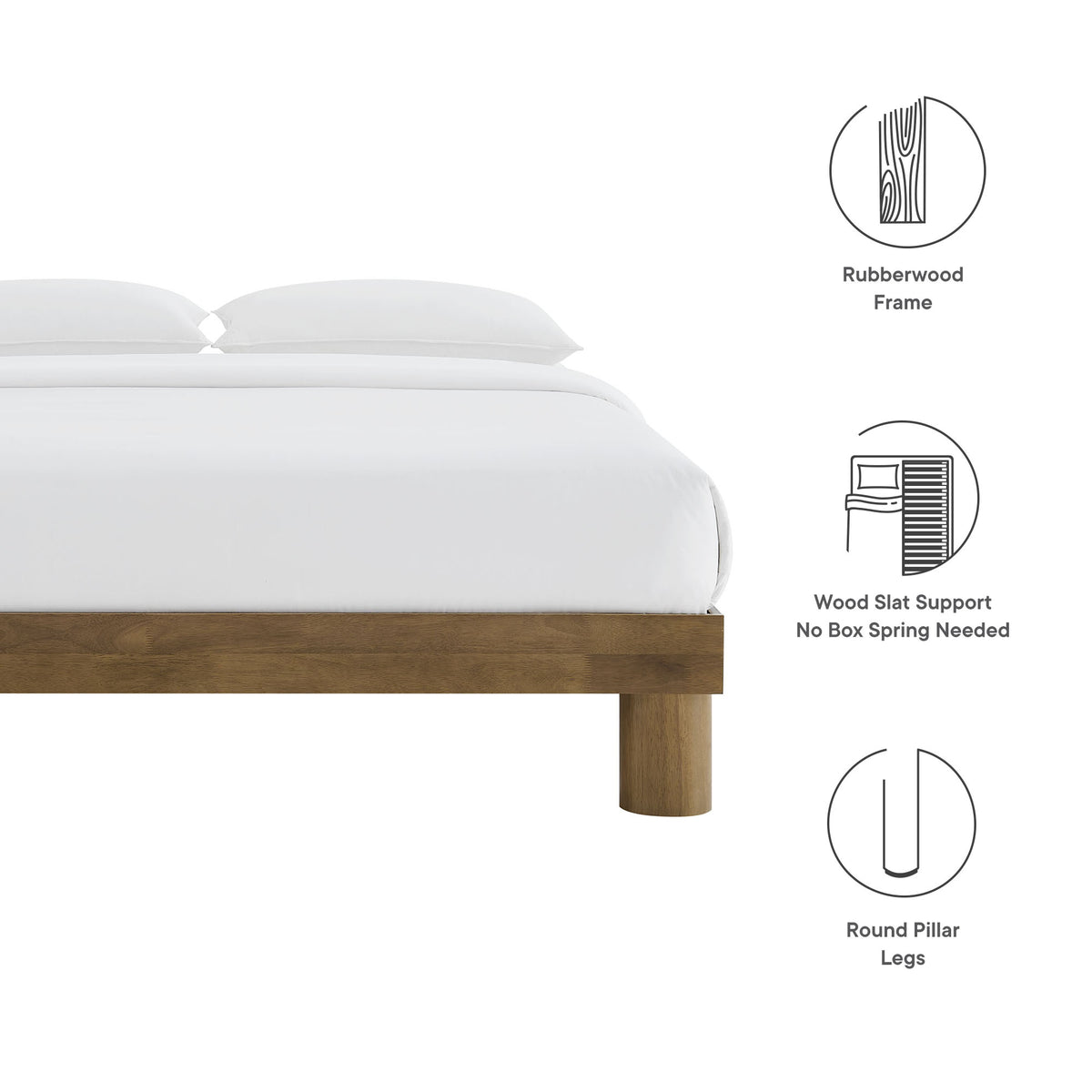 Runa Wood Queen Platform Bed by Modway