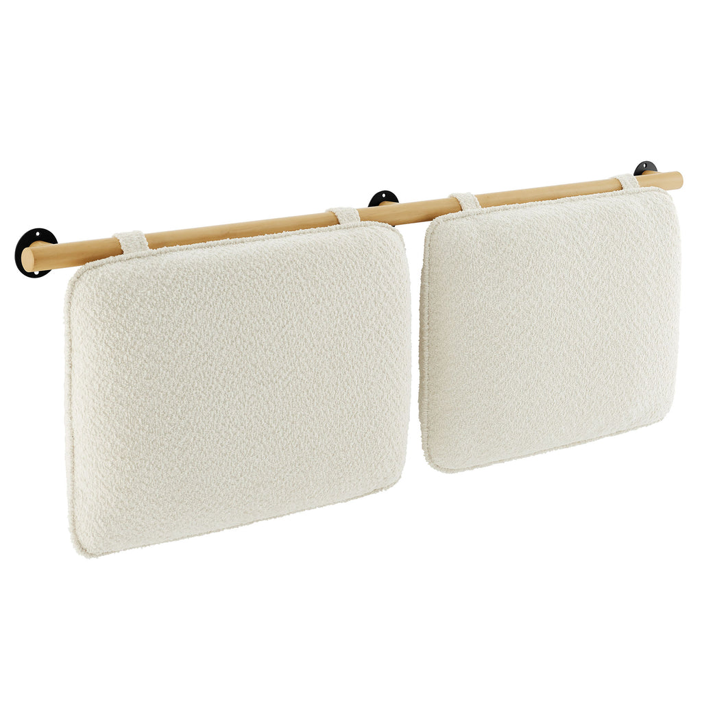 Anela Wall-Mounted Chenille Upholstered Full Headboard by Modway